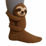 Detailed information about the product Animal Socks,3D Knit Animal Sloth Socks for women,Cute Plush Animals Hug Sock,Long Stocking Sock for Christmas Gifts