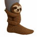 Animal Socks,3D Knit Animal Sloth Socks for women,Cute Plush Animals Hug Sock,Long Stocking Sock for Christmas Gifts. Available at Crazy Sales for $14.99