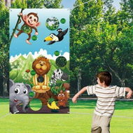 Detailed information about the product Animal Toss Game With 3 Nylon Bean Bags For Children Adult Theme Party Decorations And Supplies