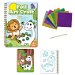 Animals Theme Magic Art Sticker Children Animal Handmade DIY Scratch DIY Coil Coloring Book Creative Art Activity. Available at Crazy Sales for $29.99