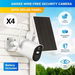 Anisee WIFI Camera CCTV Installation Solar Powered Surveillance Hom X4e Security System. Available at Crazy Sales for $339.88