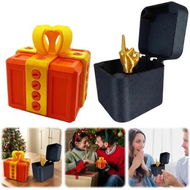 Detailed information about the product Annoying Gift Box with Screws, Finger in Annoying Box, Take Apart Puzzle for Surprise Funny Prank Gift for Christmas (Orange Gold)