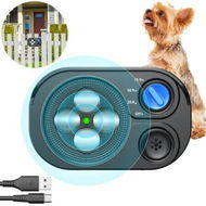 Detailed information about the product Anti Barking Device,Bark Box Rechargeable Dog Barking Deterrent with Dual Frequency/6 Modes/IP65 Waterproof Multi-Ultrasonic Heads,Up to 22m (Black)