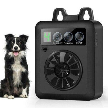 Anti Barking Device,Upgraded Rechargeable Dog Barking Control Device with 3 Adjustable Sensitivity/Frequency Levels,Ultrasonic Dog Bark Deterrent Pet Behavior Training Tool