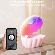 Detailed information about the product Anti Gravity Humidifier Water Drip Bluetooth Speaker with RGB LED Night Light Bedside Lamp Auto Shut-off for Bedroom Home Office (Pink)