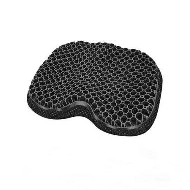 Anti Slip Kayak Seat Cushion, Waterproof Thicken Gel Boat Kayak Canoe Rowing Stadium Pad, Black