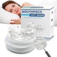 Detailed information about the product Anti Snore Mouthpiece,Anti-Snoring Anti-Molar Silicone Braces Dental Tray,Adjustable Anti-Snoring Mouth Guard For Better Sleep,Effective Snore Stopper