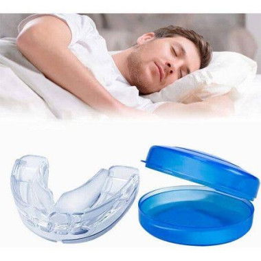 Anti-Snoring Mouthpiece Snoring Solution Comfortable Mouth Guard Helps Stop Snoring Anti-Snoring Devices For Men/Women For A Better Nights Sleep (Blue)