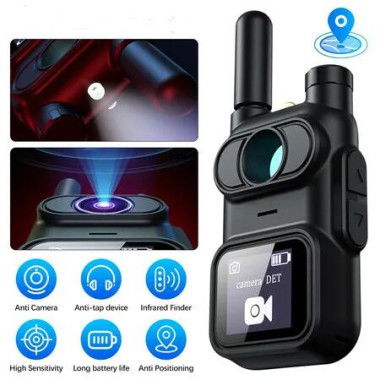 Anti-Spy Camera,Wireless RF Detector GSM Bug GPS Tracker Finder Scanner Device