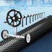 Aqua Buddy Pool Cover 600 Micron 8x4.2m w/ Roller 5.55m Swimming Pools Black Solar Blanket. Available at Crazy Sales for $349.95