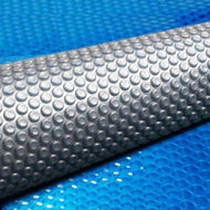 Detailed information about the product Aquabuddy Pool Cover 500 Micron 11x4.8m Swimming Pool Solar Blanket Blue Silver