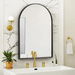 Arch Wall Mirror Vanity Bathroom Large Black Framed Decorative Mount Makeup Shower Shaving Dressing Bedroom Hallway Decor. Available at Crazy Sales for $79.95