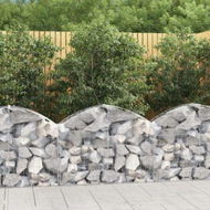 Detailed information about the product Arched Gabion Basket 100x30x60/80 Cm Galvanized Iron