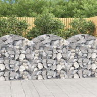 Detailed information about the product Arched Gabion Basket 100x50x100/120 Cm Galvanized Iron