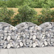 Detailed information about the product Arched Gabion Basket 100x50x80/100 Cm Galvanized Iron