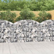 Detailed information about the product Arched Gabion Basket 150x30x100/120 Cm Galvanized Iron