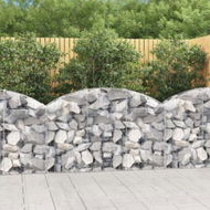 Detailed information about the product Arched Gabion Basket 150x30x80/100 cm Galvanised Iron