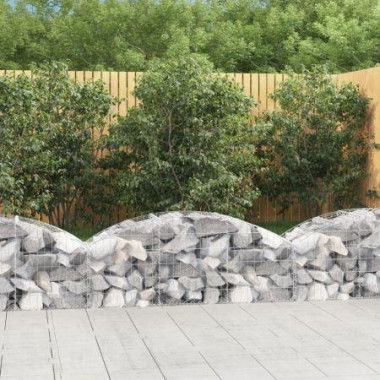 Arched Gabion Basket 150x50x40/60 Cm Galvanized Iron