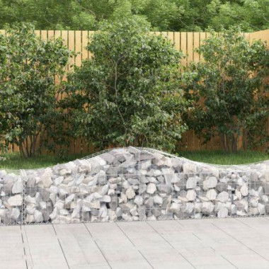 Arched Gabion Basket 200x50x40/60 Cm Galvanized Iron