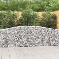 Detailed information about the product Arched Gabion Basket 400x30x80/100 cm Galvanised Iron