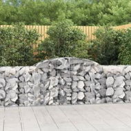 Detailed information about the product Arched Gabion Baskets 2 pcs 300x50x80/100 cm Galvanised Iron