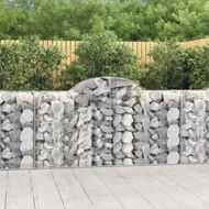 Detailed information about the product Arched Gabion Baskets 3 pcs 200x50x100/120 cm Galvanised Iron