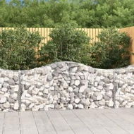 Detailed information about the product Arched Gabion Baskets 4 pcs 200x50x80/100 cm Galvanised Iron