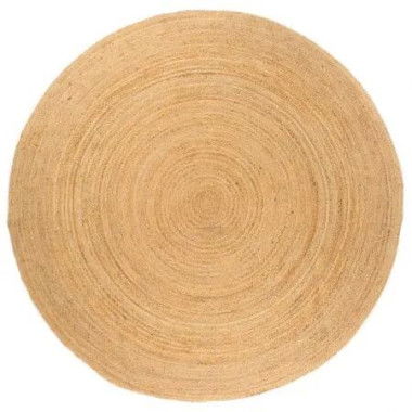 Area Rug Braided Jute 180 cm Round