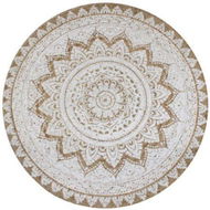 Detailed information about the product Area Rug Braided Jute Printed 120 Cm Round