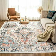 Detailed information about the product Area Rugs-200x300cm Vintage Soft Abstract Rugs for Living Room, Non-Slip Washable Rugs for Living Room Bedroom, Living Room Rugs Indoor Home Decor 6x9