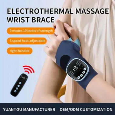 Arm Massager Belt Portable Electric Smart Ems Tens Relax Wrist Guard Support Massager With Heat and Vibration