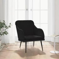 Detailed information about the product Armchair Black 63x76x80 cm Velvet