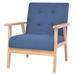 Armchair Fabric Blue. Available at Crazy Sales for $219.95