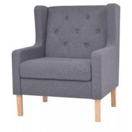 Detailed information about the product Armchair Fabric Grey