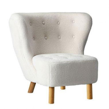 Armchair Lounge Accent Chair Armchairs Couches Sofa Bedroom Wood White