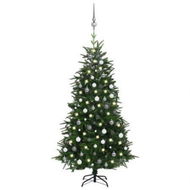 Detailed information about the product Artificial Christmas Tree LEDs&Ball Set Green 180 cm PVC&PE