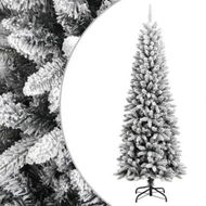 Detailed information about the product Artificial Christmas Tree with Flocked Snow 210 cm PVC&PE