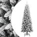 Artificial Christmas Tree with Flocked Snow 210 cm PVC&PE. Available at Crazy Sales for $199.95