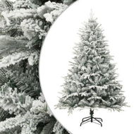 Detailed information about the product Artificial Christmas Tree with Flocked Snow Green 180 cm PVC&PE