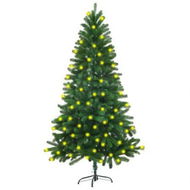 Detailed information about the product Artificial Christmas Tree with LEDs 150 cm Green