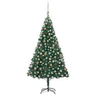 Detailed information about the product Artificial Christmas Tree with LEDs&Ball Set Green 240 cm