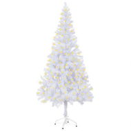 Detailed information about the product Artificial Christmas Tree with LEDs&Stand 180 cm 620 Branches