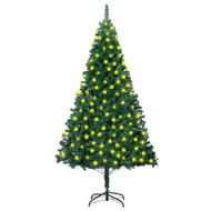 Detailed information about the product Artificial Christmas Tree with LEDs&Thick Branches Green 210 cm