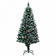 Detailed information about the product Artificial Christmas Tree With Pine Cones And White Snow 180 Cm