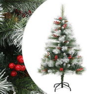 Detailed information about the product Artificial Hinged Christmas Tree with Cones and Berries 120 cm