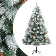 Detailed information about the product Artificial Hinged Christmas Tree with Cones and Berries 180 cm