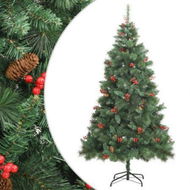 Detailed information about the product Artificial Hinged Christmas Tree with Cones and Berries 180 cm