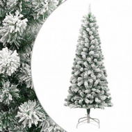 Detailed information about the product Artificial Hinged Christmas Tree with Flocked Snow 180 cm