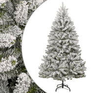 Detailed information about the product Artificial Hinged Christmas Tree with Flocked Snow 180 cm