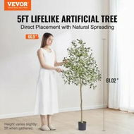 Detailed information about the product Artificial Olive Tree, 12.7cm Tall Faux Plant, Secure PE Material & Anti-Tip Tilt Protection Low-Maintenance Plant, Lifelike Green Fake Potted Tree for Home Office Warehouse Decor Indoor Outdoor